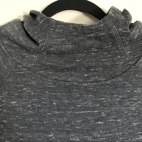 Athletic Works Heather Gray Funnel Neck Hoodie Medium (8-10) - Picture 3 of 9